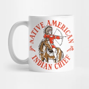 native american chief Mug